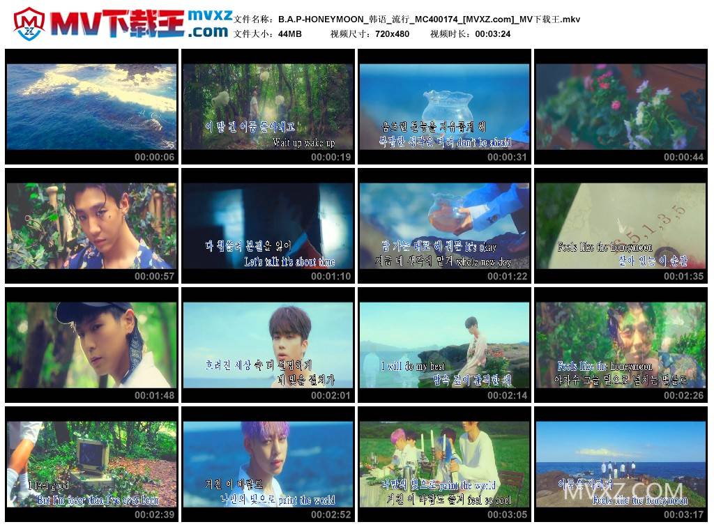 B.A.P-HONEYMOON_韩语_流行_MC400174